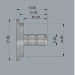 Баткап PUHBUT Universal 18 мм.