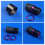 Карбонова трубка 21 х 23 мм. для оформлення гайки FUJI TK-16