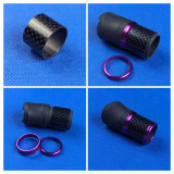 Карбонова трубка 21 х 23 мм. для оформлення гайки FUJI TK-16