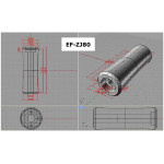 EF-ZJ80 mm - Кастинговий форгрип
