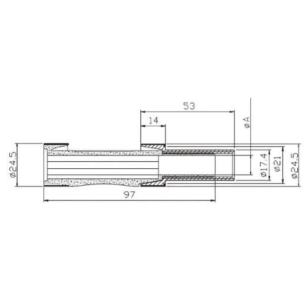 Нахлистовий котушкотримач AL304 - WB-P-2 Fly