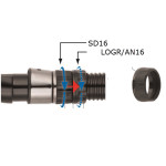 Контрагайка FUJI LOGR/AN