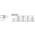 Гайка FUJI тип SKSS/ASH